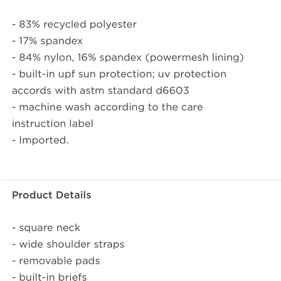 Black skirted swimsuit/swimmdress - Picture 4 of 4